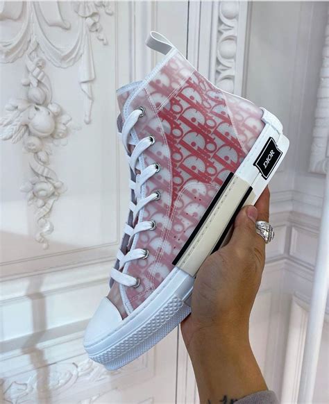 dior women pink shoes|christian Dior pink sneakers.